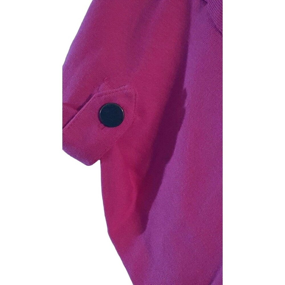Lane Bryant Top Size 22/24 Pink Cowl Neck Short Sleeve Tab Sleeve T-shirt NEW - Picture 4 of 8